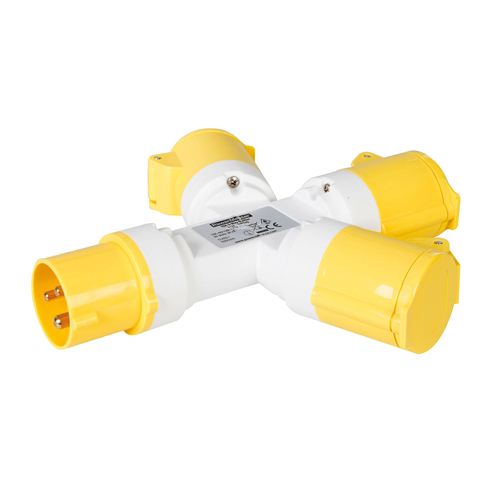 3-Way Transformer Splitter Plug Socket 110 Volts - 399015