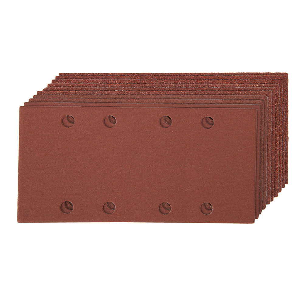 Hook & Loop, Sander, Sanding Sheets Punched 10pce. 93 x 190mm. 1/3 sheets.
