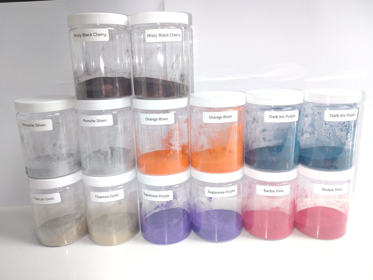 Polyester Powder Coat for laser engravers, Orange River. 20 Grams