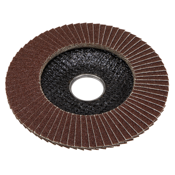 115mm Aluminium Oxide Flap Disc 60 Grit 22mm Bore