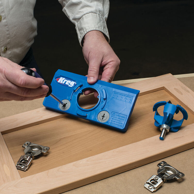 Kreg Jig ® Concealed Kitchen Cupboard Hinge Jig Drill Bit 35mm - 636716