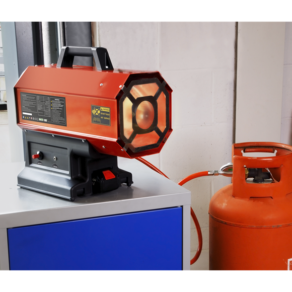 Space Warmer® Cordless Option Propane Heater 30,000-68,000Btu/hr (9-20kW) 230V