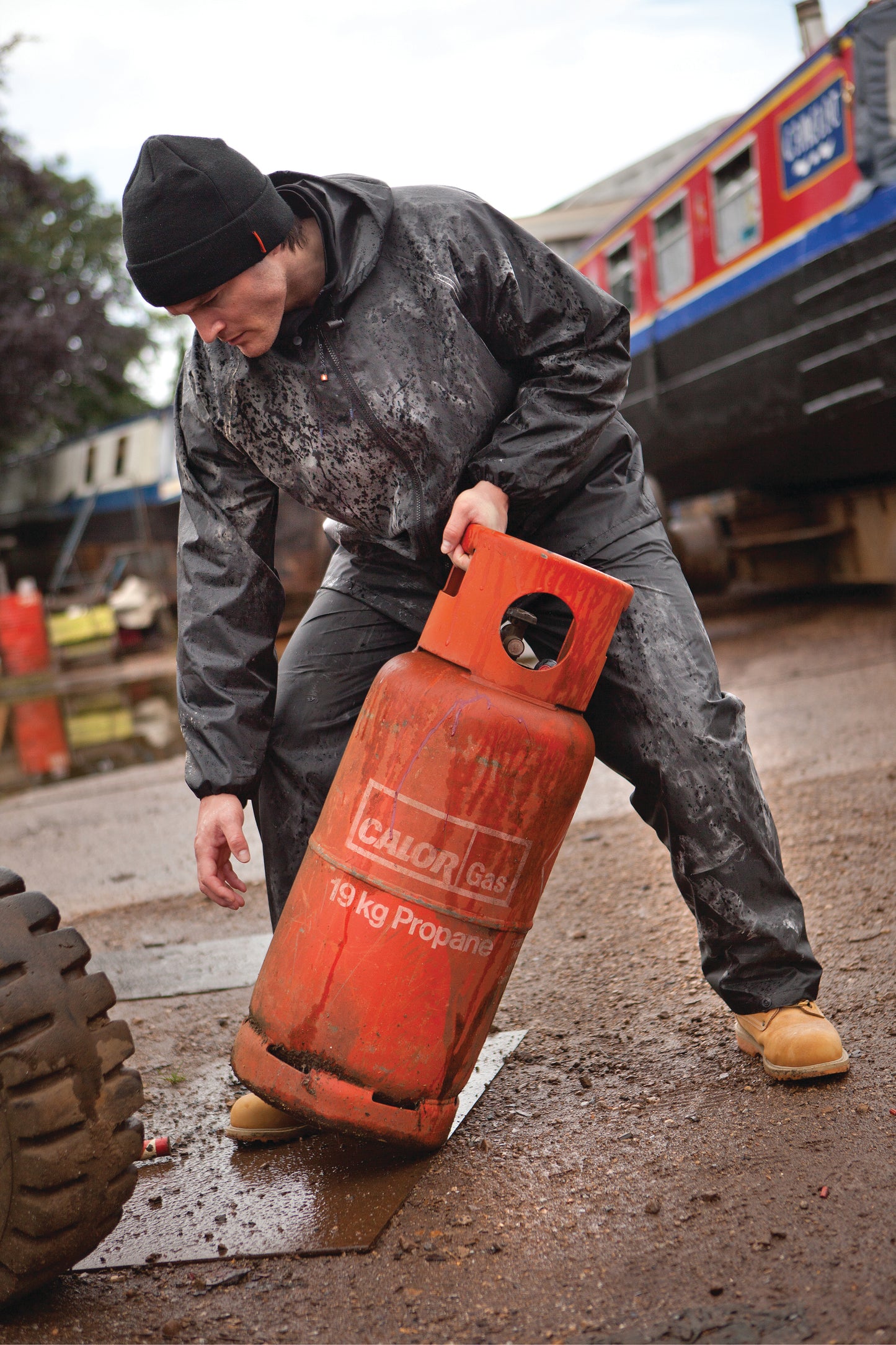 Scruffs Waterproof Rain Suit Black. X-Large - T54560