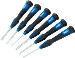 6 Pce Precision Computer Electronic Electrical Jewellers Screwdriver Set - 09551