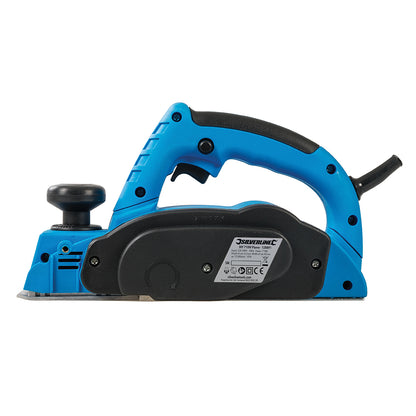 710W Electric Planer 82mm, TCT Reversible Cutting Blades. - 128891