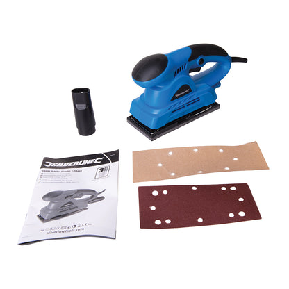 160W Electric 240 Volt Orbital Sander 1/3 Sheet Hook & Loop Base. - 264125