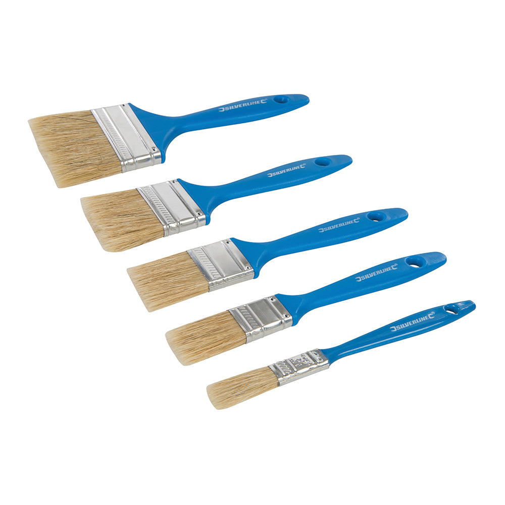 Disposable Paint Brush, Use with Paint, Resins, Glues & Acetone, 5pce - 314733