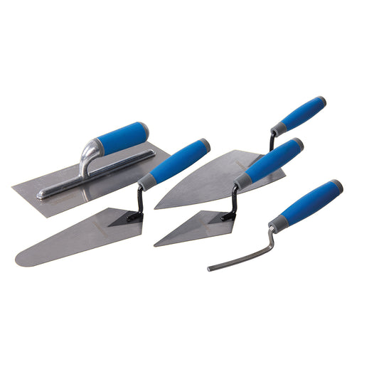 Soft Grip Bricklaying,  Plastering & Pointing Trowel Set. - 395016