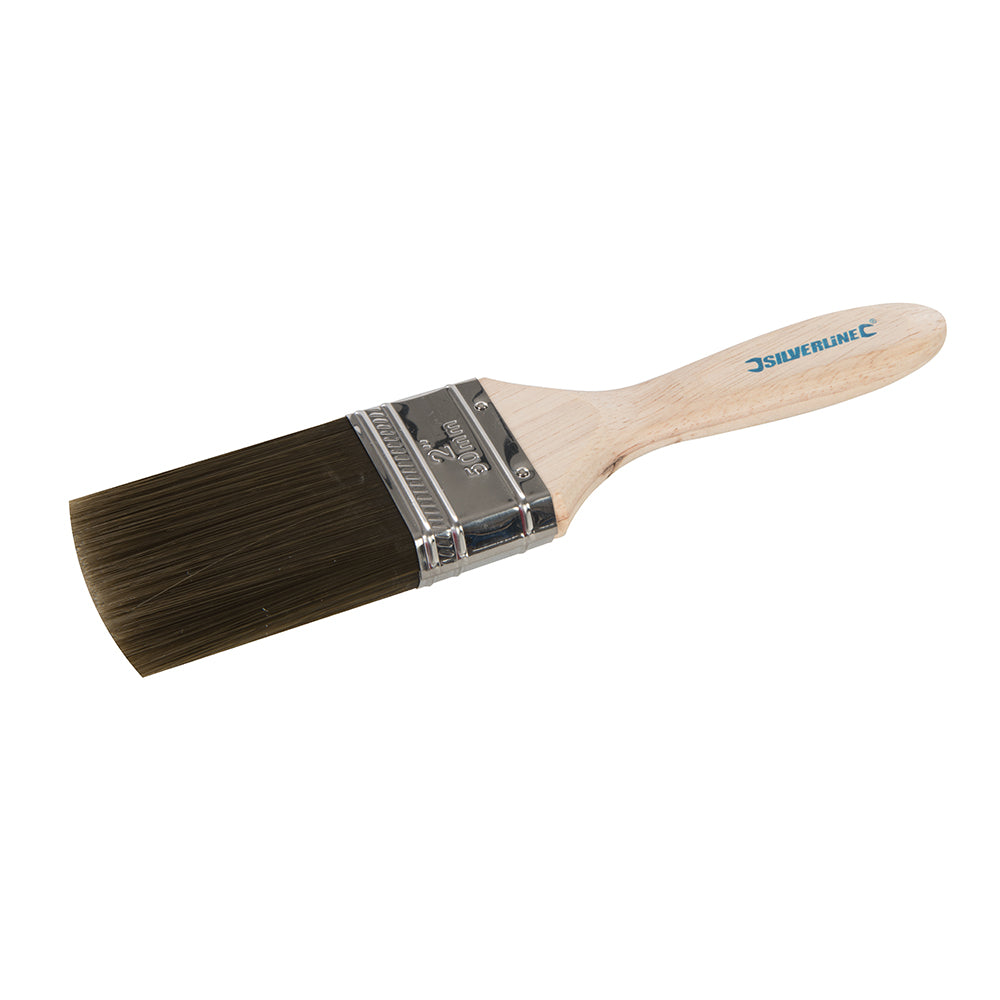 50mm Premium Synthetic Paint Brush For Acrylic Paints & Emulsions - 511863