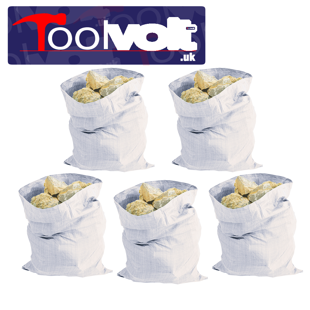 Heavy Duty Woven Builders Rubble Sacks Bags, 900 x 600mm or 560 x 660mm