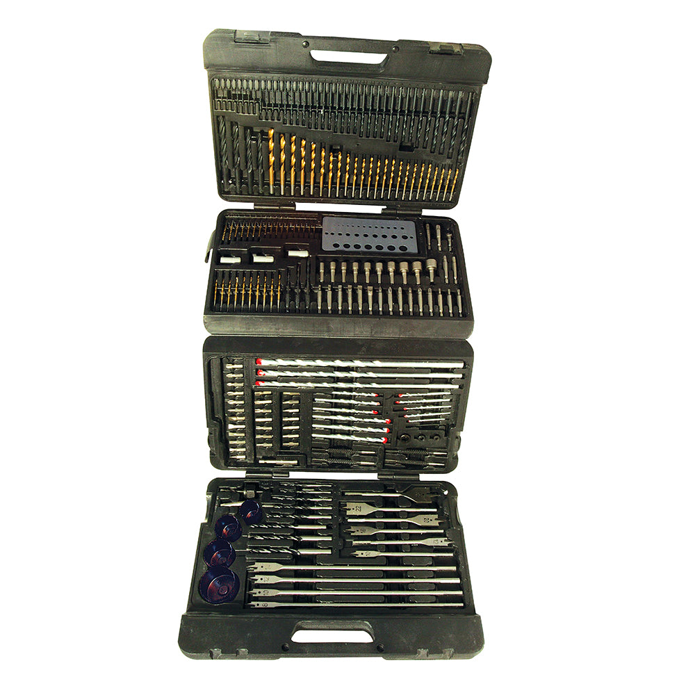 Assorted Drill Bit Set 204pce In Carry Case. - 868762