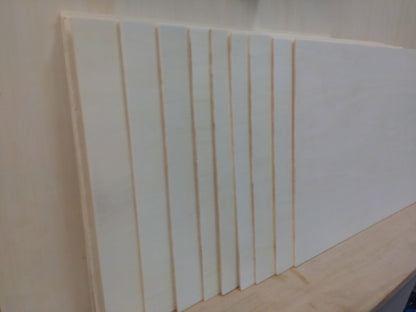 3mm Poplar Plywood sheets. 400 x 300mm. Sanded smooth ready for painting.