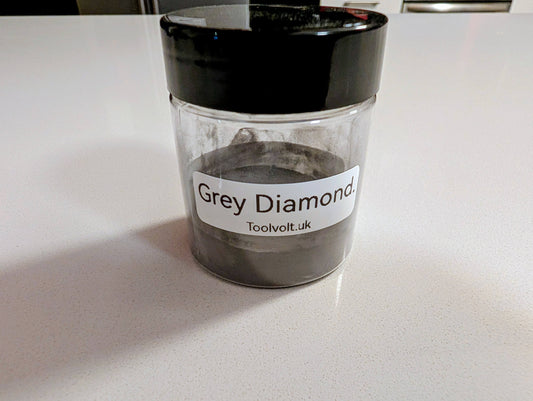 Polyester Powder Coat for laser engravers, Grey Diamond. 20 Grams