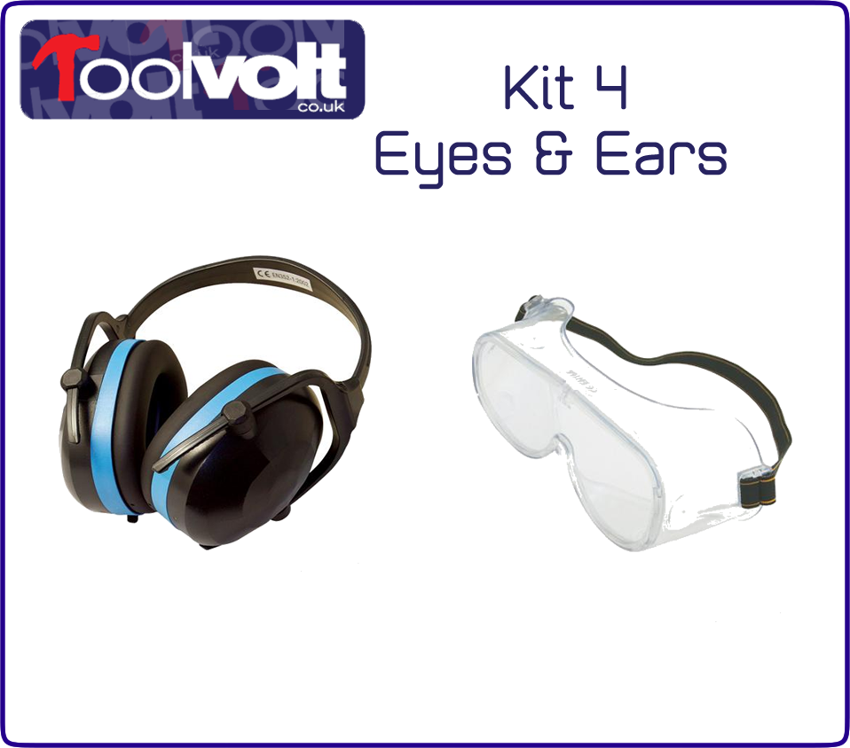 Health & Safety PPE Kit, Gloves, Goggles, Ear Defenders, Choose Your Kit.