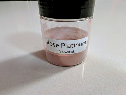 Polyester Powder Coat for laser engravers, Rose Platinum. 20 Grams