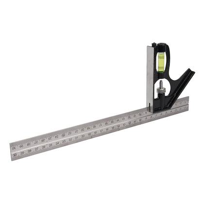 Combination Square 300mm with Spirit Level and Scribing Marker. - SL31