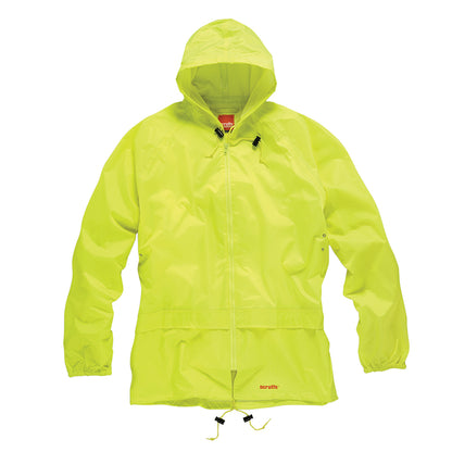 Scruffs Waterproof Rain Suit Hi-Vis Yellow. Large - T54555