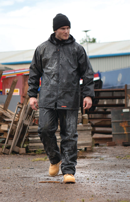 Scruffs Waterproof Rain Suit Black. X-Large - T54560