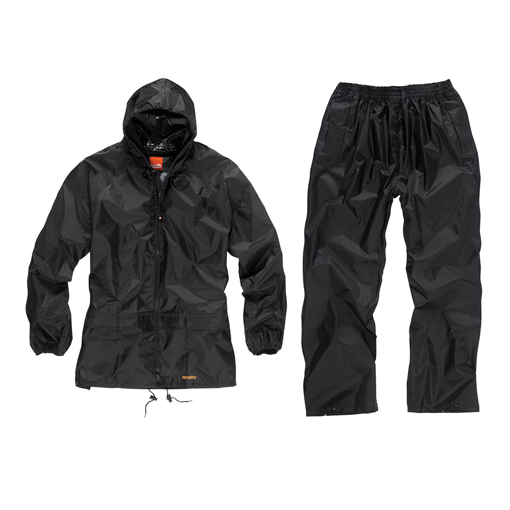 Scruffs Waterproof Rain Suit Black. X-Large - T54560
