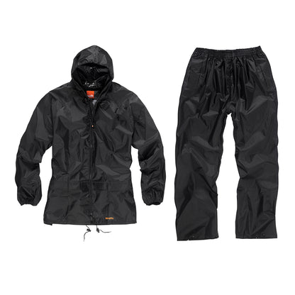 Scruffs Waterproof Rain Suit Black. X-Large - T54560