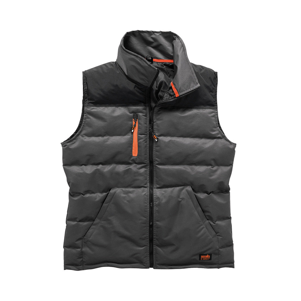 Scruffs Worker Body Warmer Charcoal. Large - T54600