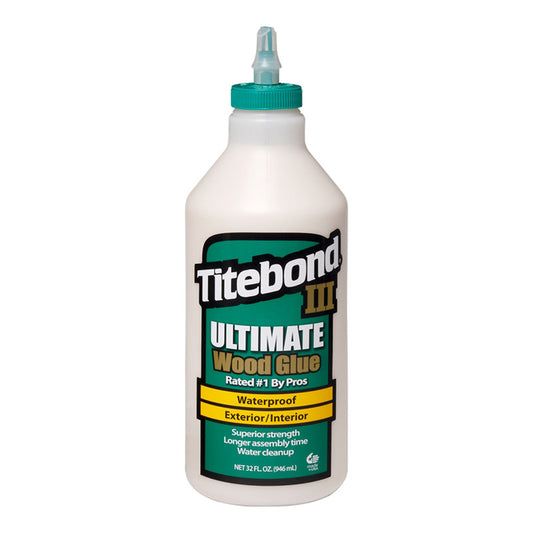 Titebond III Ultimate Wood Glue 32oz Quart.