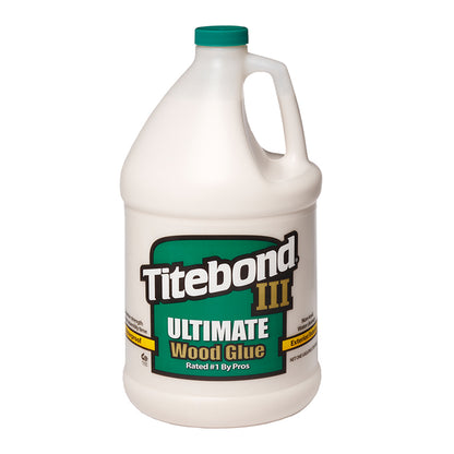 Titebond III 3 Ultimate Wood Glue Gallon Bottle.