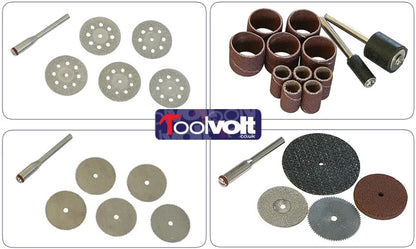 Dremel Type Accessories, Choose Blades, Diamond, Steel, Wood & Grinding